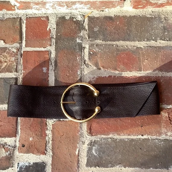 Accessories | Luscious Calf Sash Belt In Chocolate Brown  display picture 1